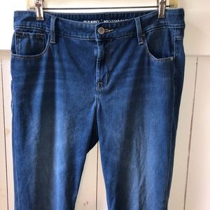 Blue Old Navy Rockstar 24/7 Skinny Jeans
